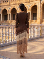 Salvia | Vestido Flecos
