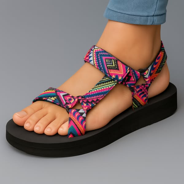 Sandalias | Rosa ortopédica